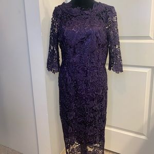 Clocolor Laced Purple Dress